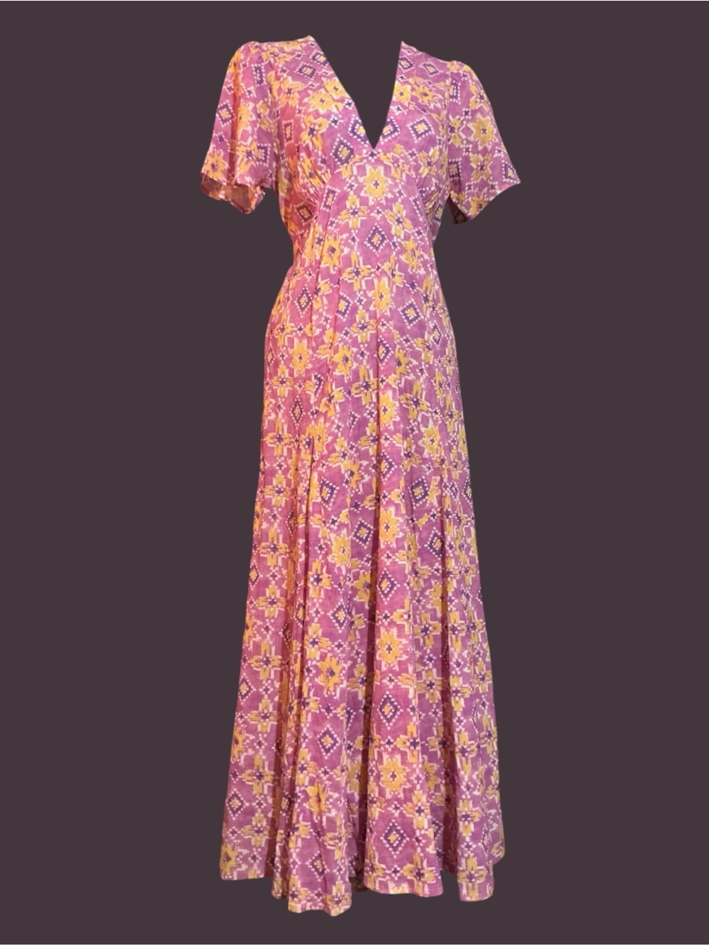 XiRENA Sonia Honeysuckle Cotton Gauze Midi Dress Size S